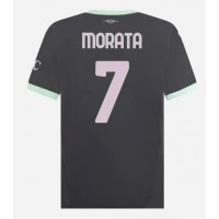 Maglie da calcio AC Milan Alvaro Morata #7 Terza Maglia 2024-25 Manica Corta